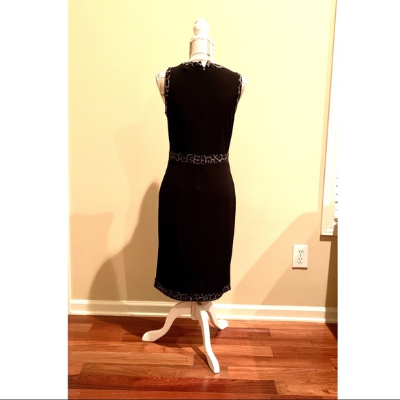 MICHAEL KORS SLEEVELESS FAUX WRAP DRESS - Picture 3 of 3